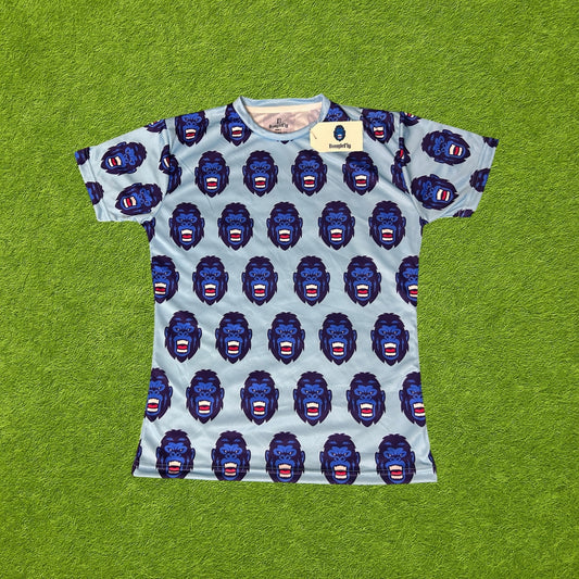 BougieFly Blue Gorilla All-Over Print Tee
