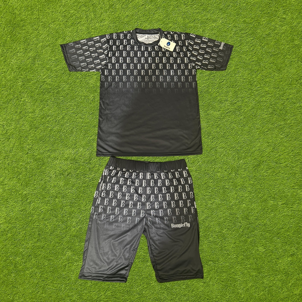 BougieFly Black Gradient BF Logo Two-Piece Set