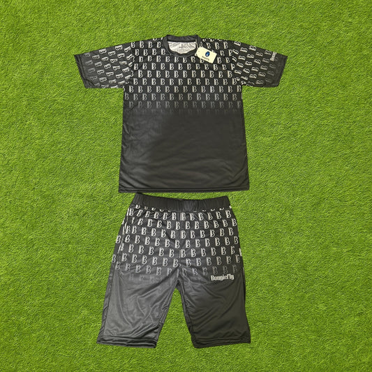 BougieFly Black Gradient BF Logo Two-Piece Set