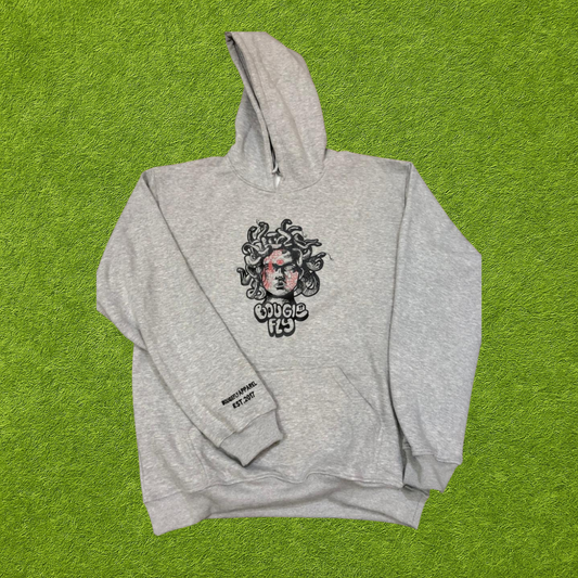 BougieFly Medusa Head Hoodie – Gray
